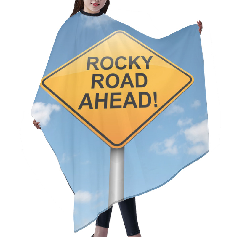 Personality  Rocky Road Ahead. Hair Cutting Cape