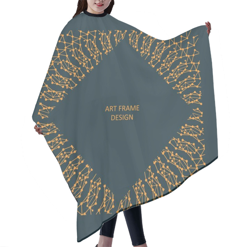 Personality  Abstract Decorative Element Hair Cutting Cape