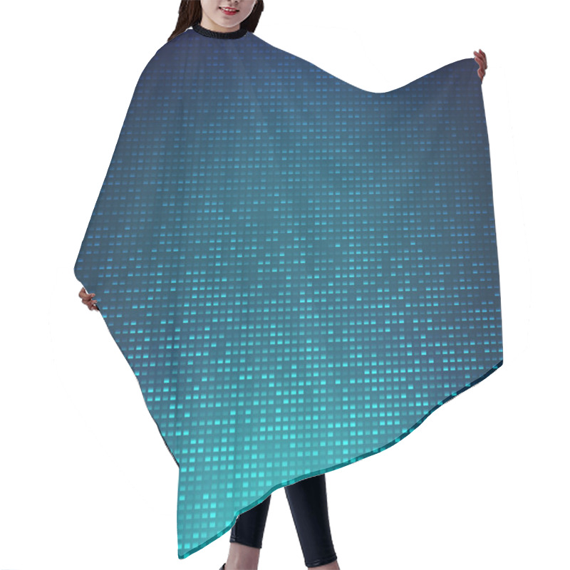 Personality  Blue Abstract Background Hair Cutting Cape