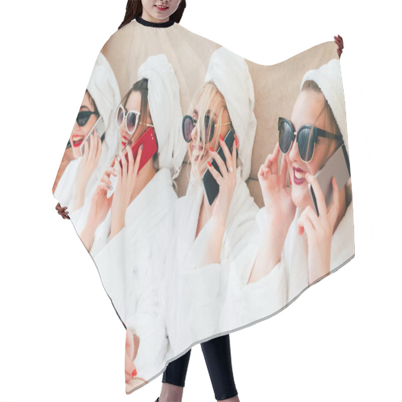 Personality  Spa Girls Smartphone Urban Leisure Lifestyle Hair Cutting Cape