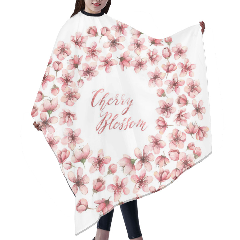 Personality  Cherry Blossom, Spring Flowers Hair Cutting Cape