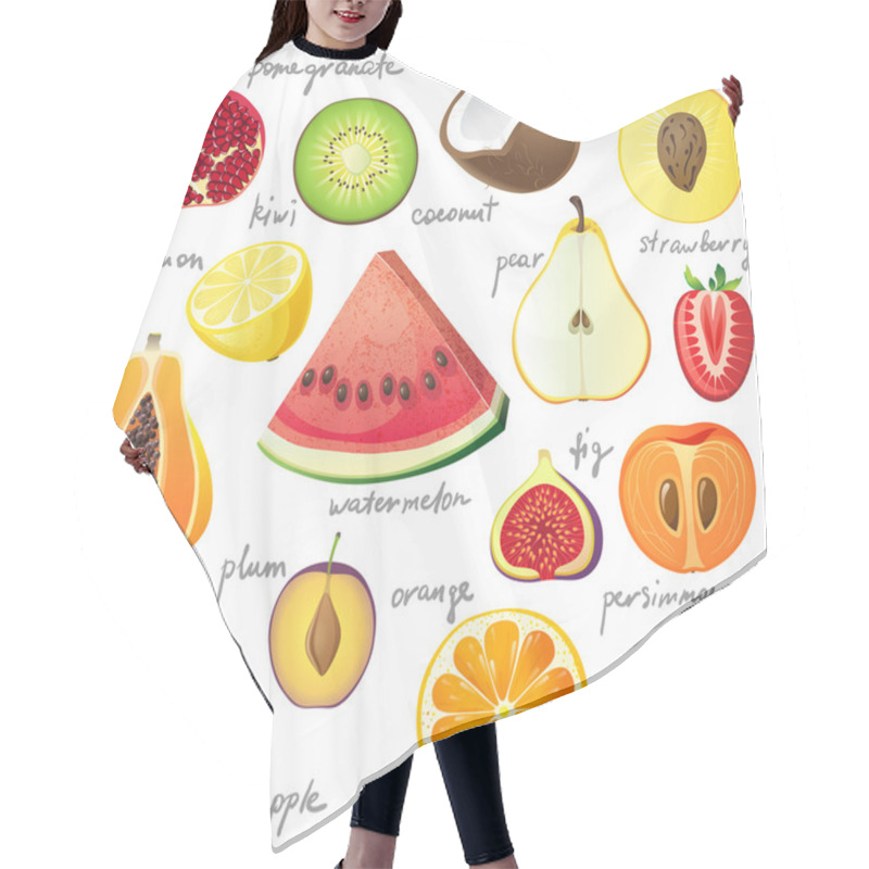 Personality  Fruits Hair Cutting Cape