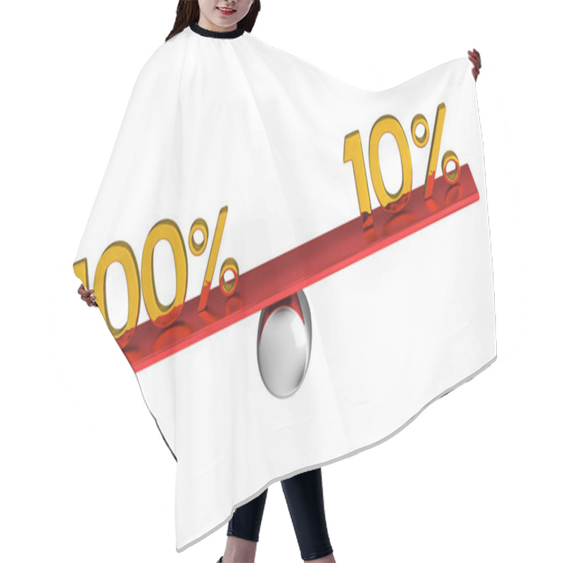 Personality  The Big Percent Hair Cutting Cape