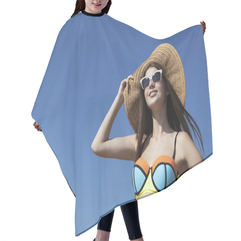 Personality  Enjoy Summer Time Hair Cutting Cape