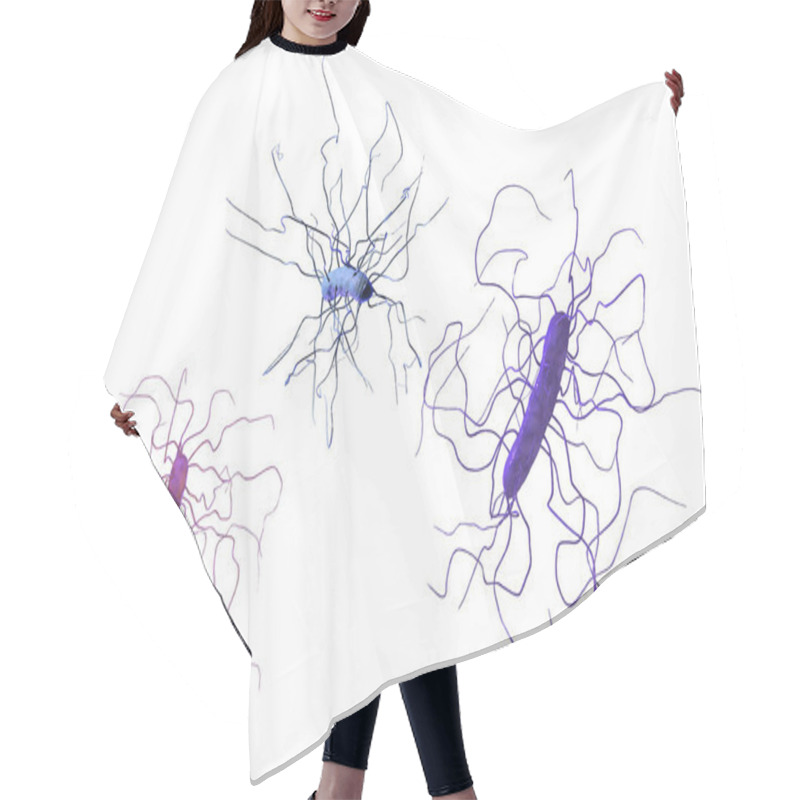 Personality  Clostridium Difficile Bacteria Hair Cutting Cape