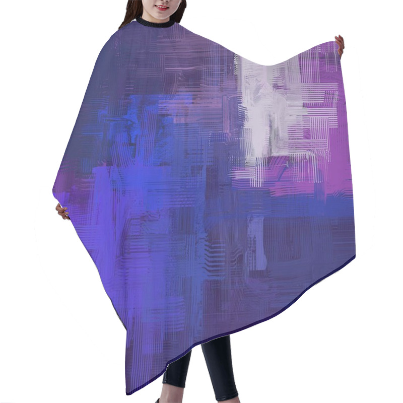 Personality  Abstract Background Art. 2d Illustration. Expressive Hand Drawn Oil Painting. Brushstrokes On Canvas. Modern Digital Art. Multi Color Backdrop. Contemporary Art. Expression. Popular Art. Hair Cutting Cape