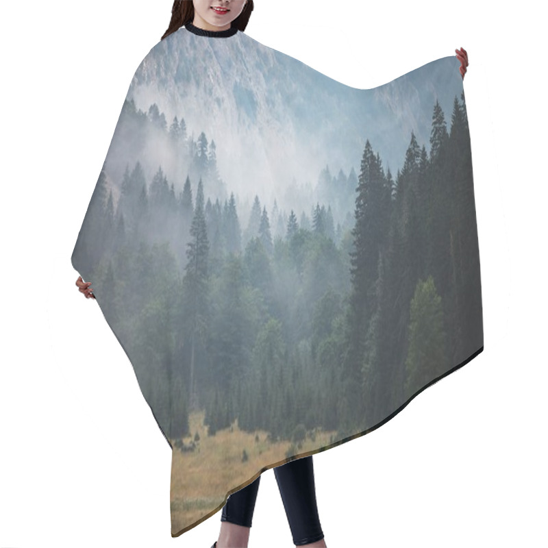 Personality  Dreamy Susica Canyon Hair Cutting Cape