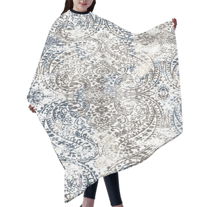 Personality  Carpet And Rugs Textile Design With Grunge And Distressed Texture Repeat Pattern  Hair Cutting Cape