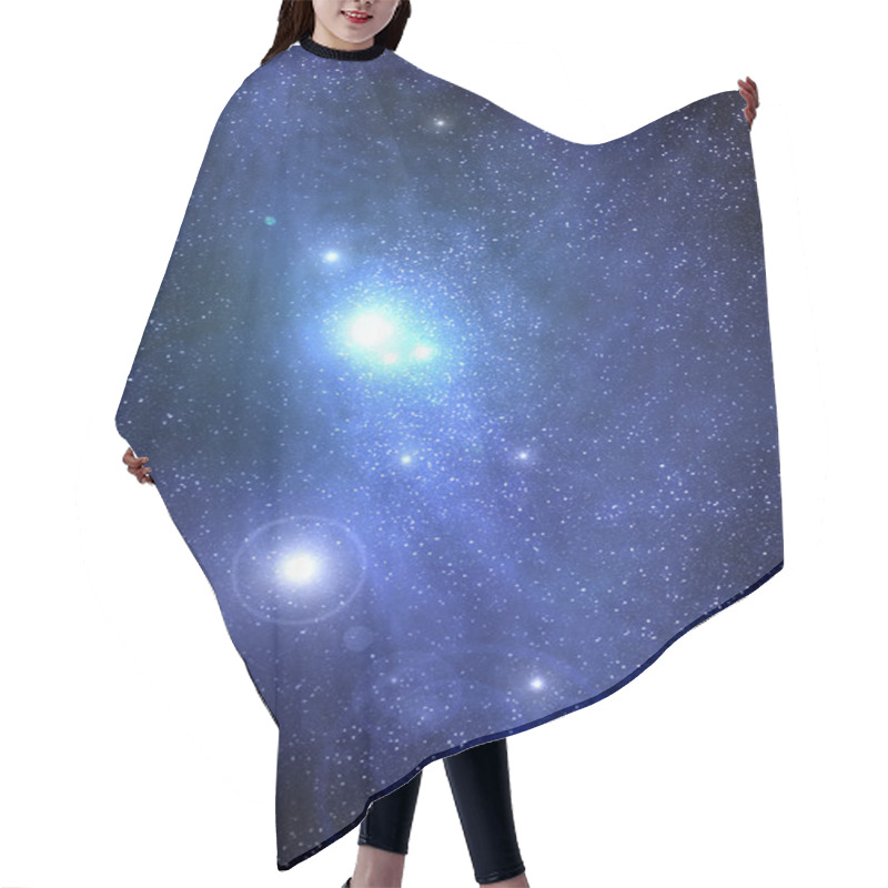 Personality  Space Background Hair Cutting Cape