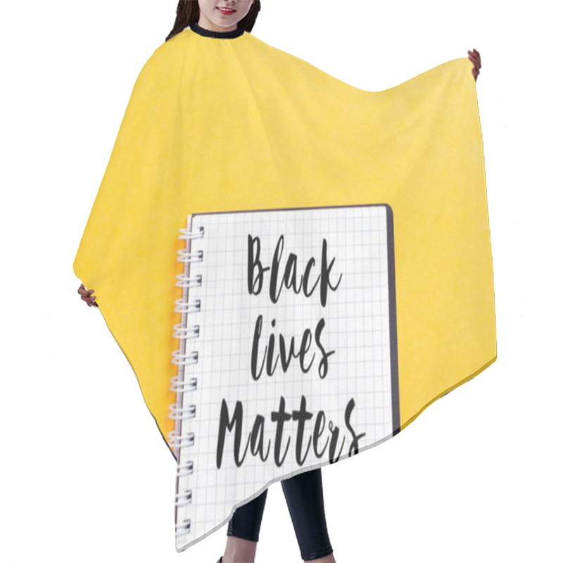 Personality  Notebook With Black Lives Matters Concept Hair Cutting Cape