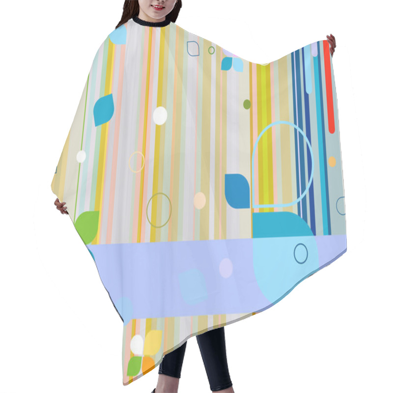 Personality  Abstract Background Hair Cutting Cape