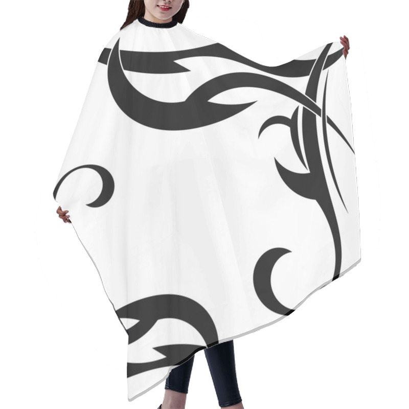 Personality  Tribal Element On A White Background Hair Cutting Cape