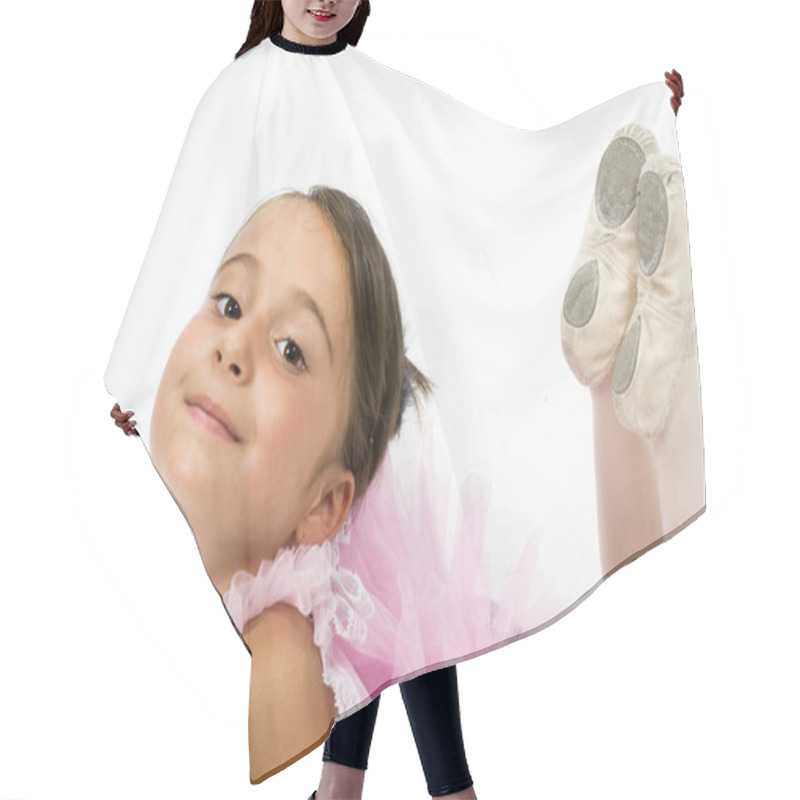 Personality  Beautiful Little Girl Hair Cutting Cape