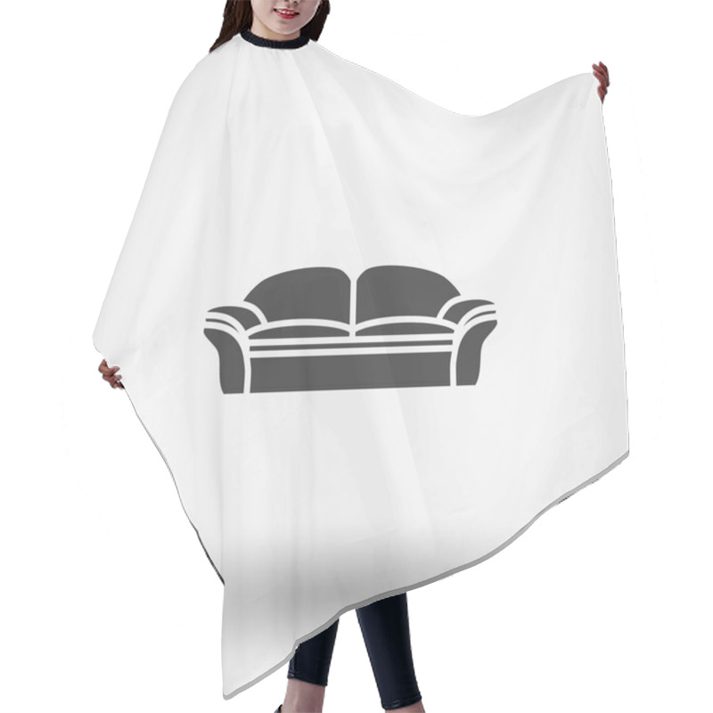 Personality  Soft Sofa Icon. Hair Cutting Cape