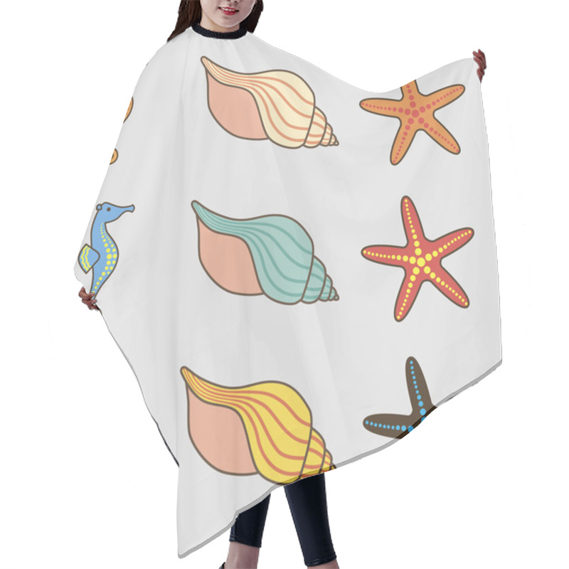 Personality  Set Sea Hair Cutting Cape