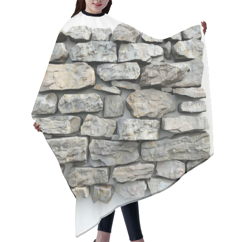 Personality  A Textured Arrangement Of Gray Stones, Showcasing Natural Variations And Rugged Surfaces. Hair Cutting Cape