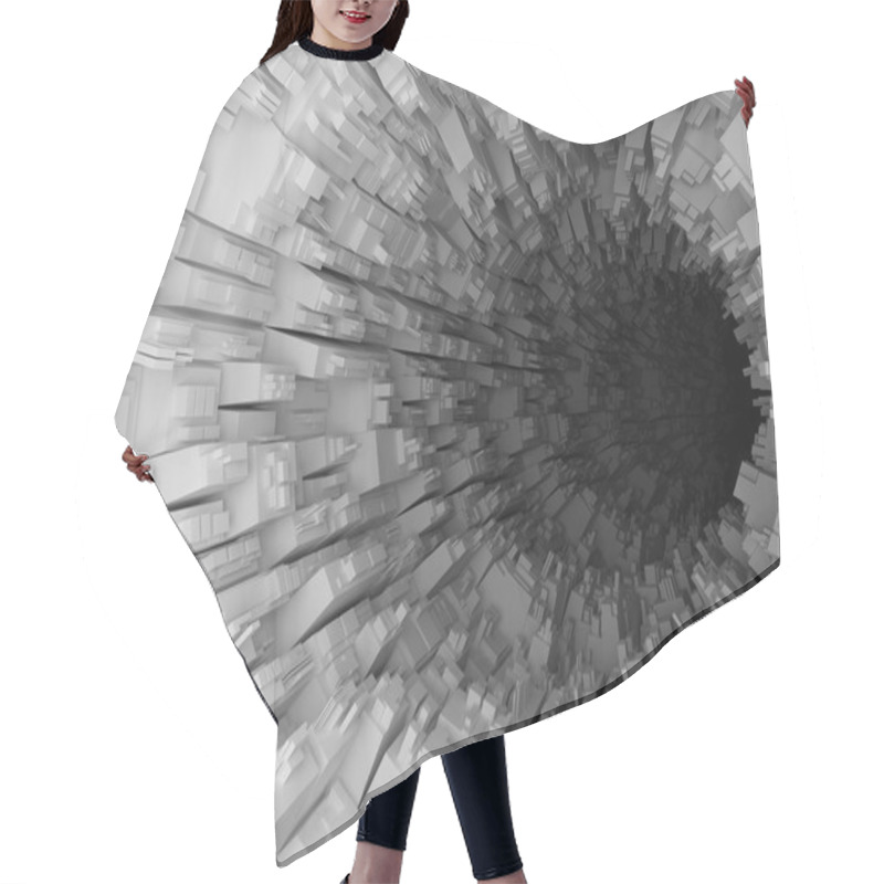 Personality  Abstract 3d Background Hair Cutting Cape