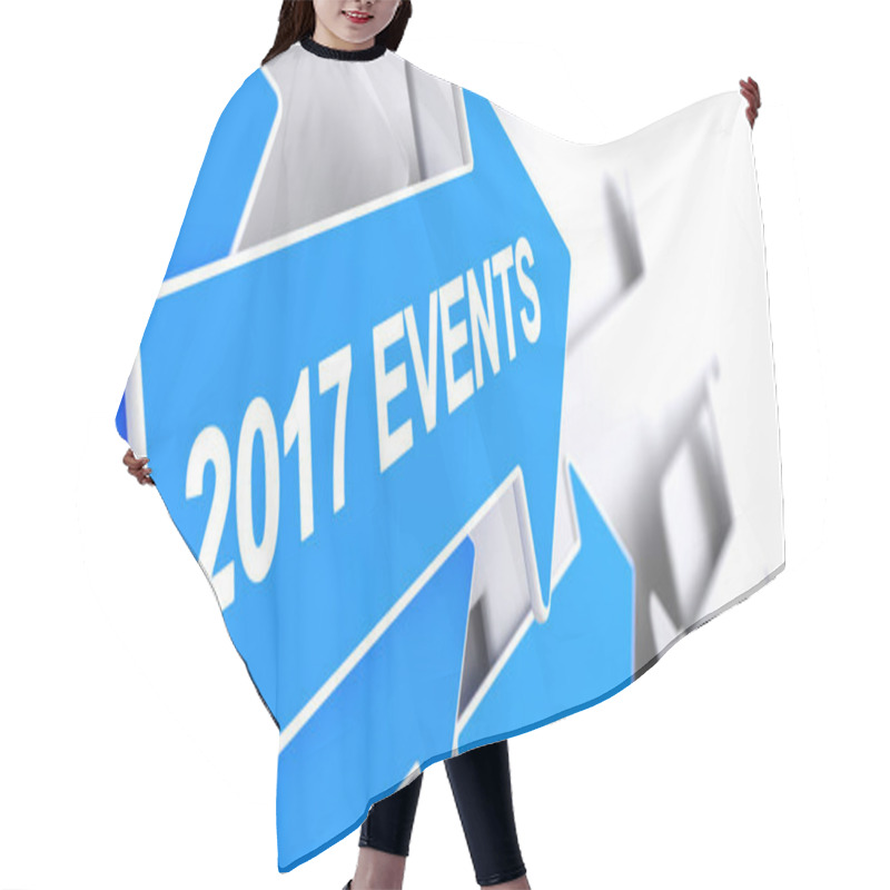 Personality  Blue Pointer - 2017 Events . 3D. Hair Cutting Cape