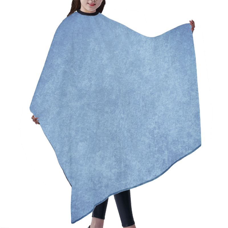 Personality  Grunge Blue Background With Space For Text Hair Cutting Cape