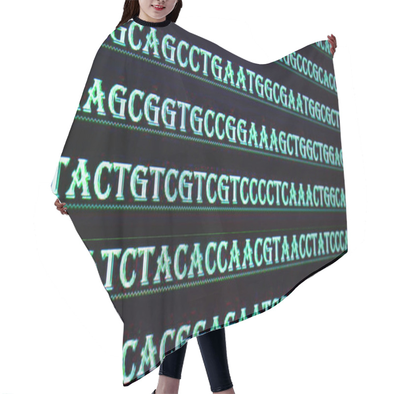 Personality  Modern Technology: DNA Sequencing. The Letter Symbols Sequence Of Nucleotide Bases In Nucleic Acids. Hair Cutting Cape