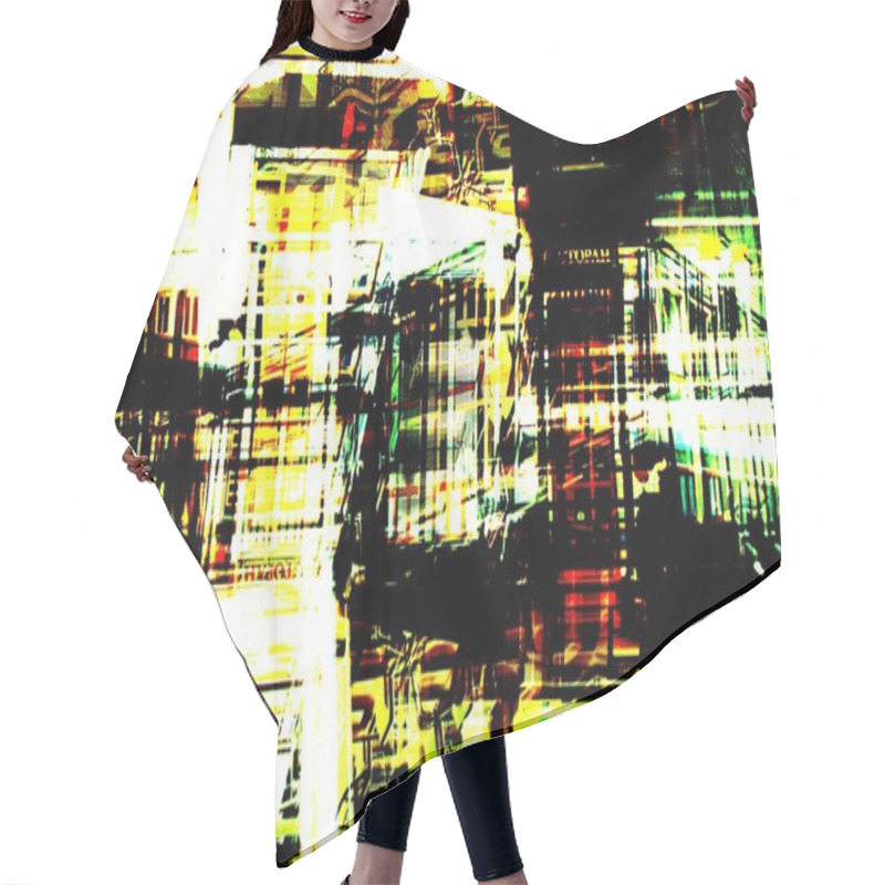 Personality  Urban Art Hair Cutting Cape