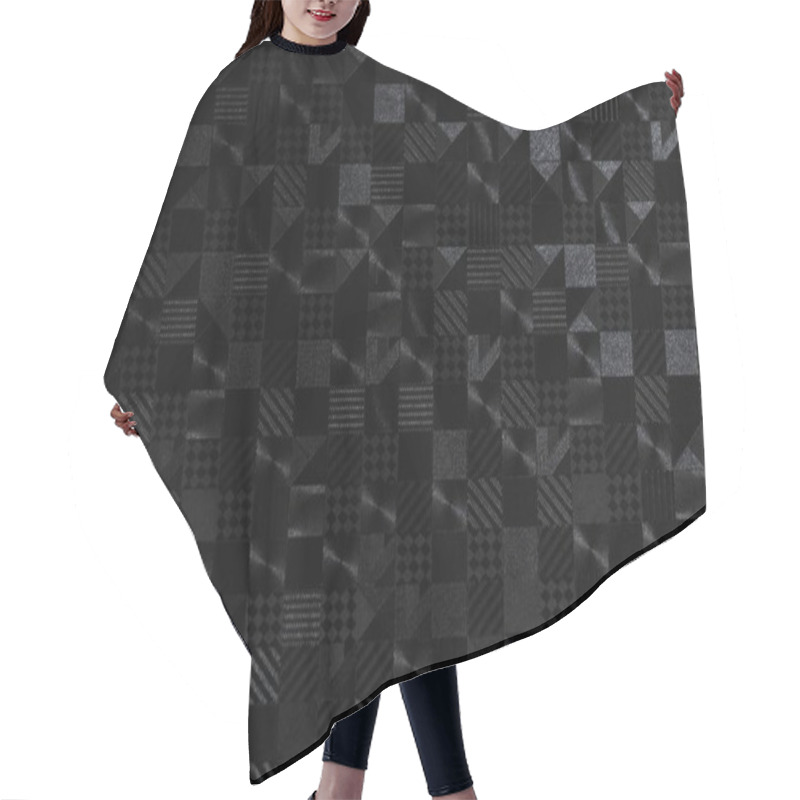 Personality  Black Abstract Background  Hair Cutting Cape