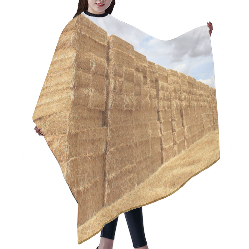 Personality  Straw Bale Hair Cutting Cape