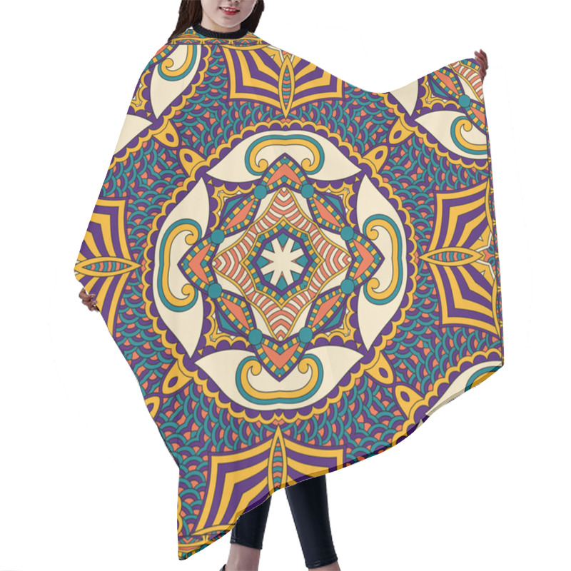 Personality  Traditional Ornamental Floral Paisley Bandanna. You Can Use This Hair Cutting Cape