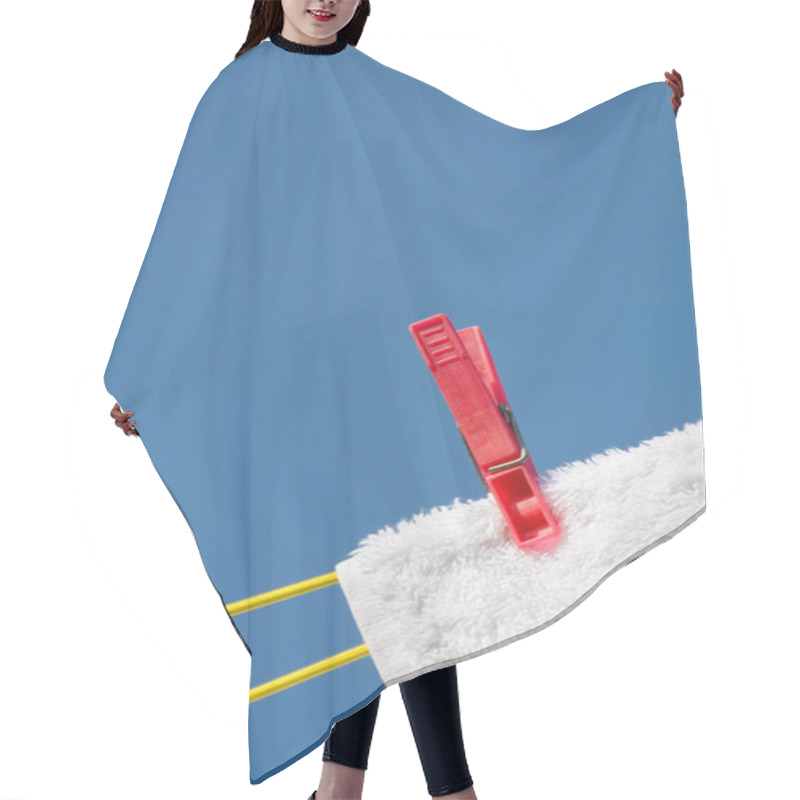 Personality  Clothes Peg Hair Cutting Cape