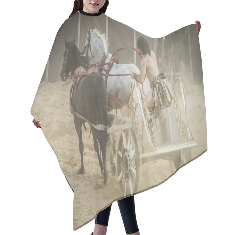 Personality  Chariot Race In A Roman Circus Hair Cutting Cape