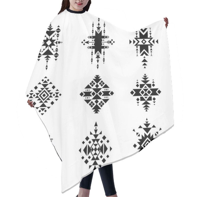 Personality  Vector Tribal Elements Hair Cutting Cape