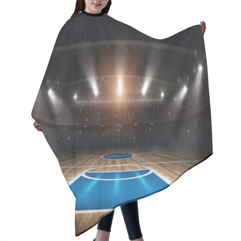 Personality  Basketball Arena,3d Rendering Hair Cutting Cape