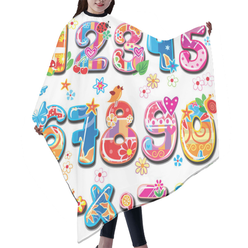 Personality  Funny Figures For Children Hair Cutting Cape