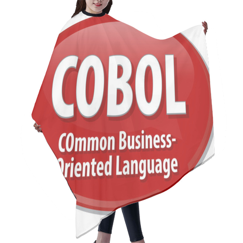 Personality  COBOL Acronym Definition Speech Bubble Illustration Hair Cutting Cape