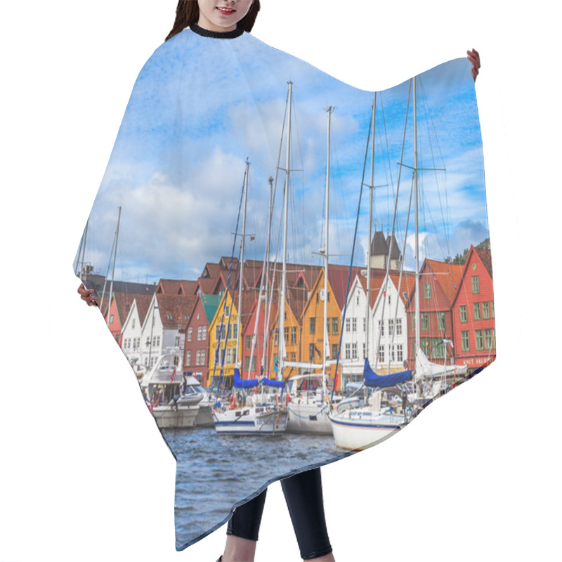 Personality  Boats At The Bryggen Hair Cutting Cape