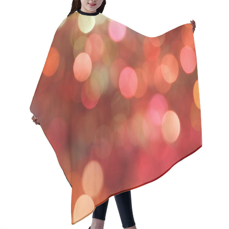 Personality  Abstract Christmas Background Hair Cutting Cape