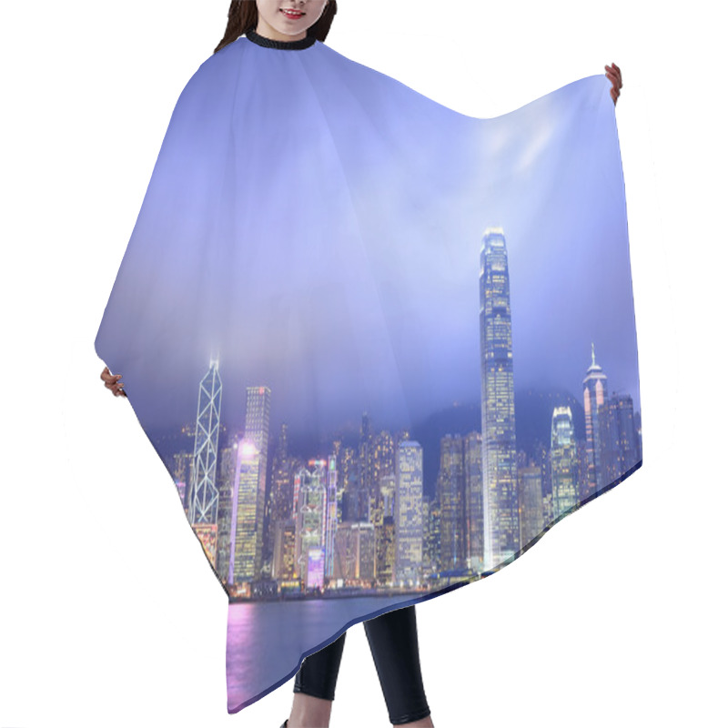 Personality  Hong Kong At Night Hair Cutting Cape