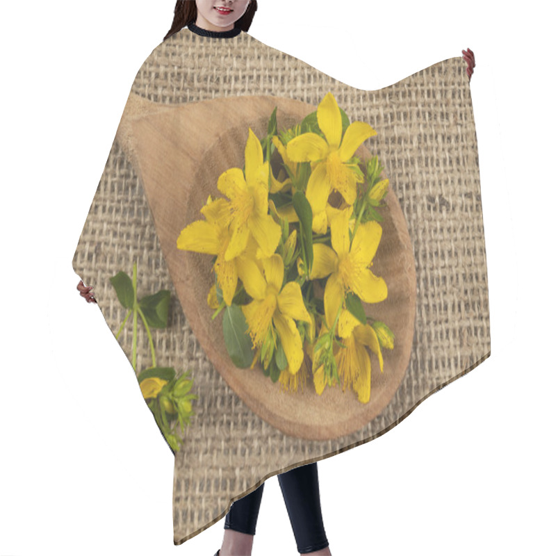 Personality  St. John's Wort Flowers Hair Cutting Cape