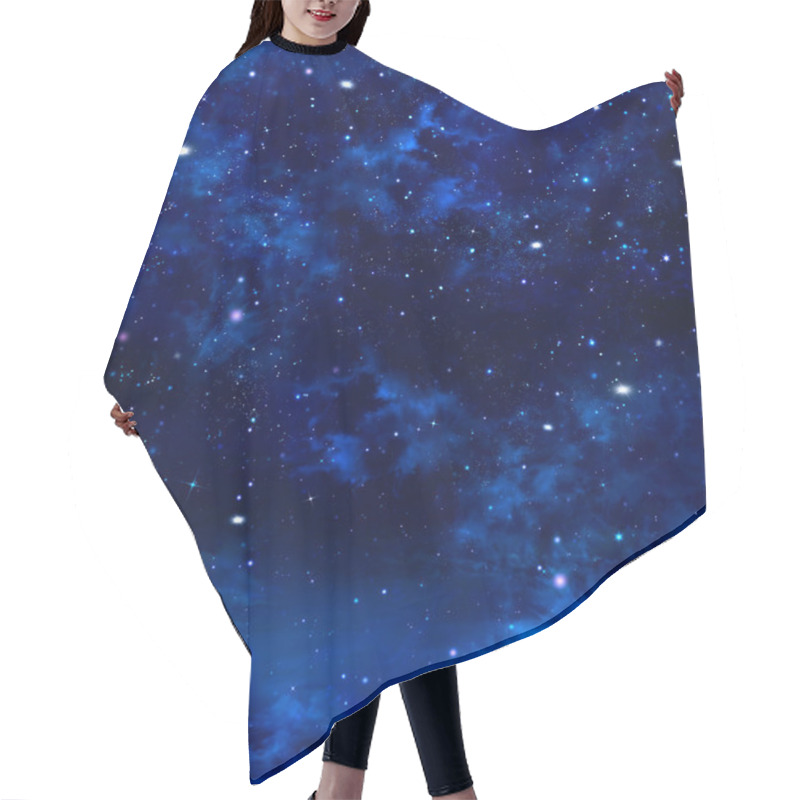 Personality  Deep Outer Space, Background Hair Cutting Cape