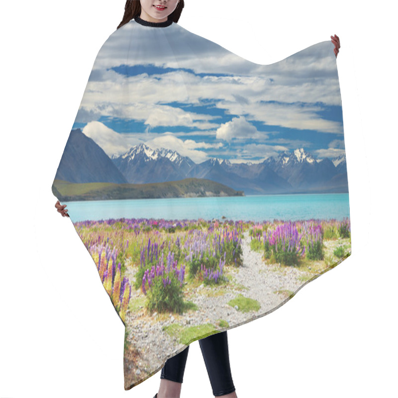 Personality  Lake Tekapo, New Zealand Hair Cutting Cape