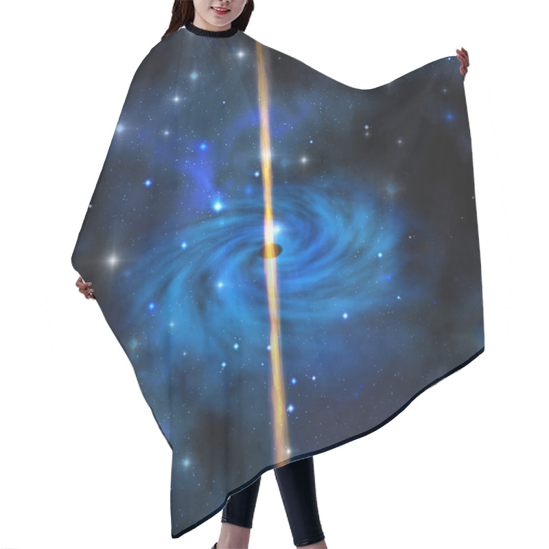 Personality  Cluster Galaxy Hair Cutting Cape