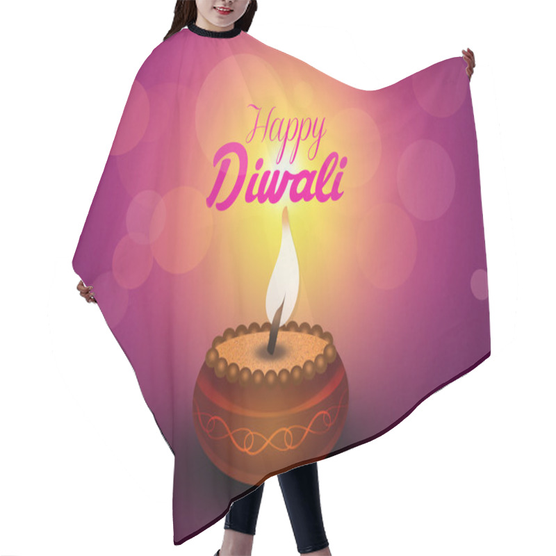 Personality  Greeting Postcard Of Diwali Hair Cutting Cape