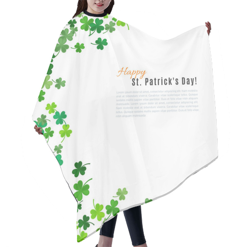 Personality  St Patricks Day Background. Vector Illustration Hair Cutting Cape