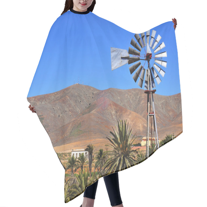 Personality  Landscape Of Antigua, Fuerteventura, Canary Islands, Spain Hair Cutting Cape