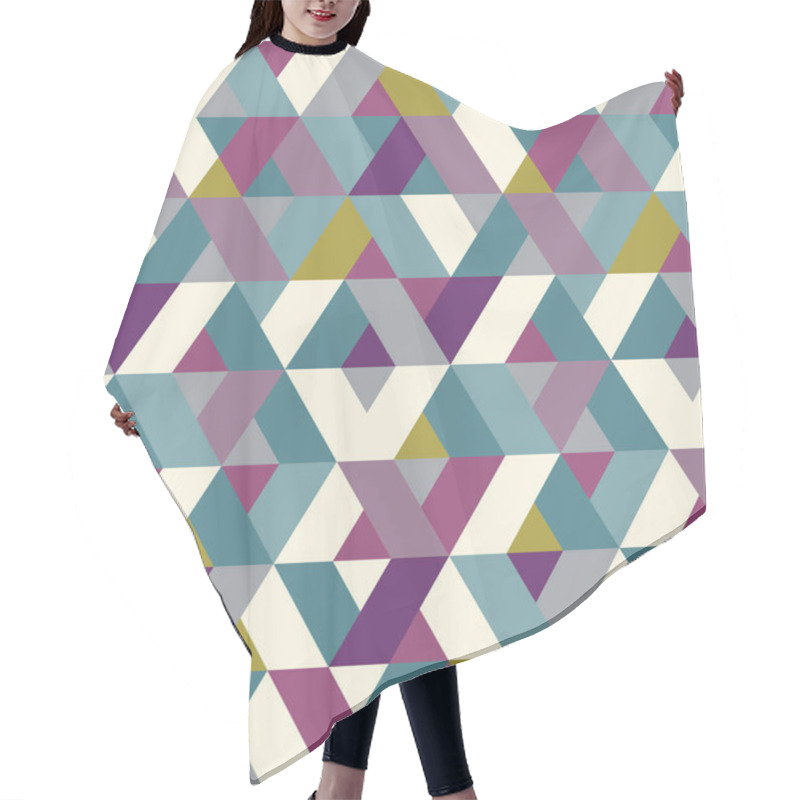 Personality  Geometric Seamless Pattern Hair Cutting Cape