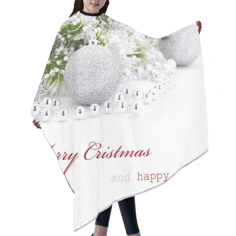 Personality  Christmas Greeting Card Hair Cutting Cape