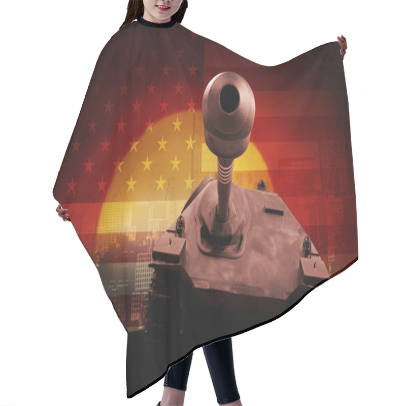 Personality  Tank War Hair Cutting Cape