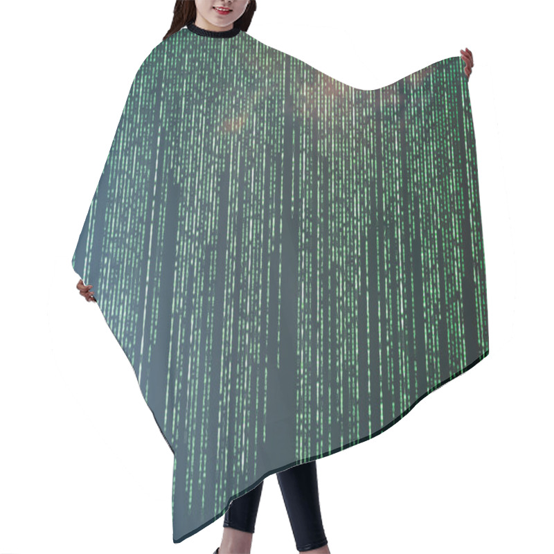 Personality  Matrix Background Hair Cutting Cape