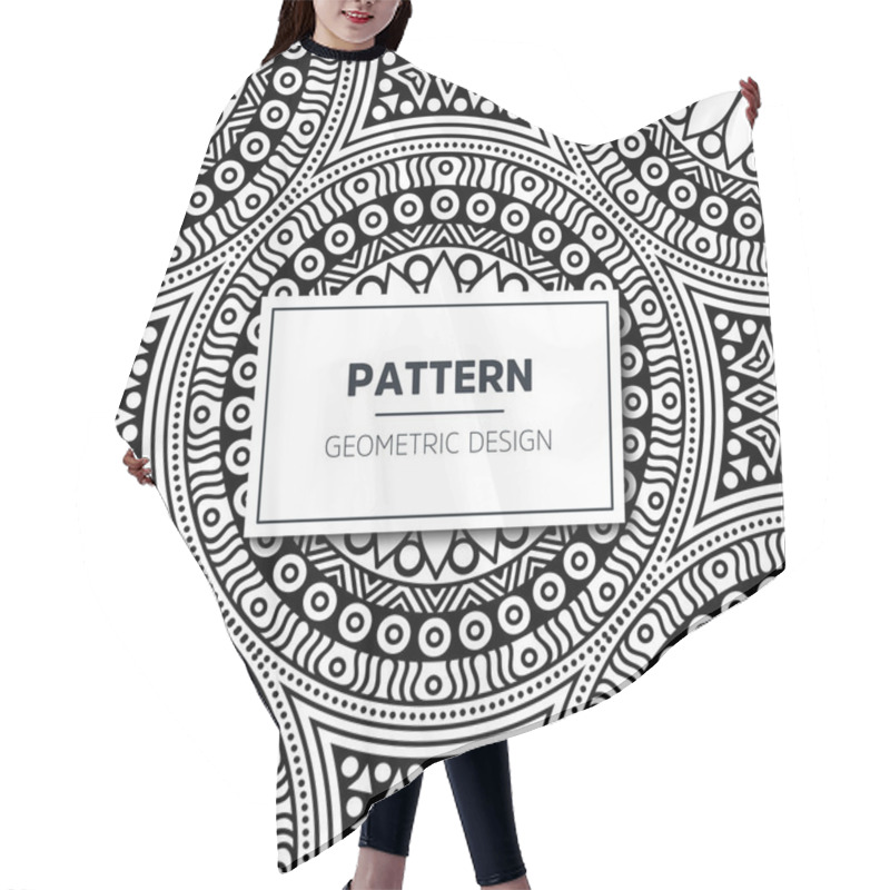 Personality  Seamless Ethnic And Tribal Pattern Hair Cutting Cape