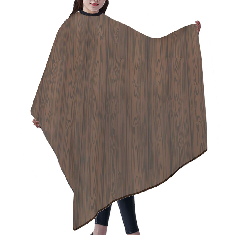 Personality  Seamless Wood Pattern. Hair Cutting Cape